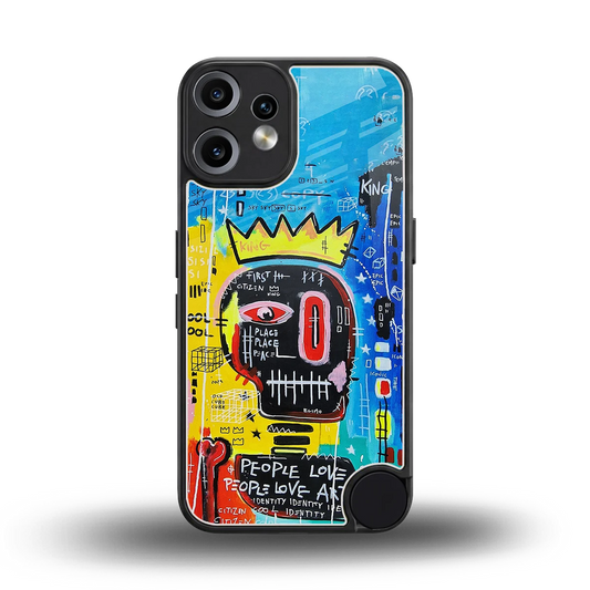 Royal Graffiti back phone cover | glass case for cmf nothing phone 2 pro