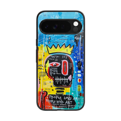 Royal Graffiti back phone cover | glass case for google pixel 10 pro xl