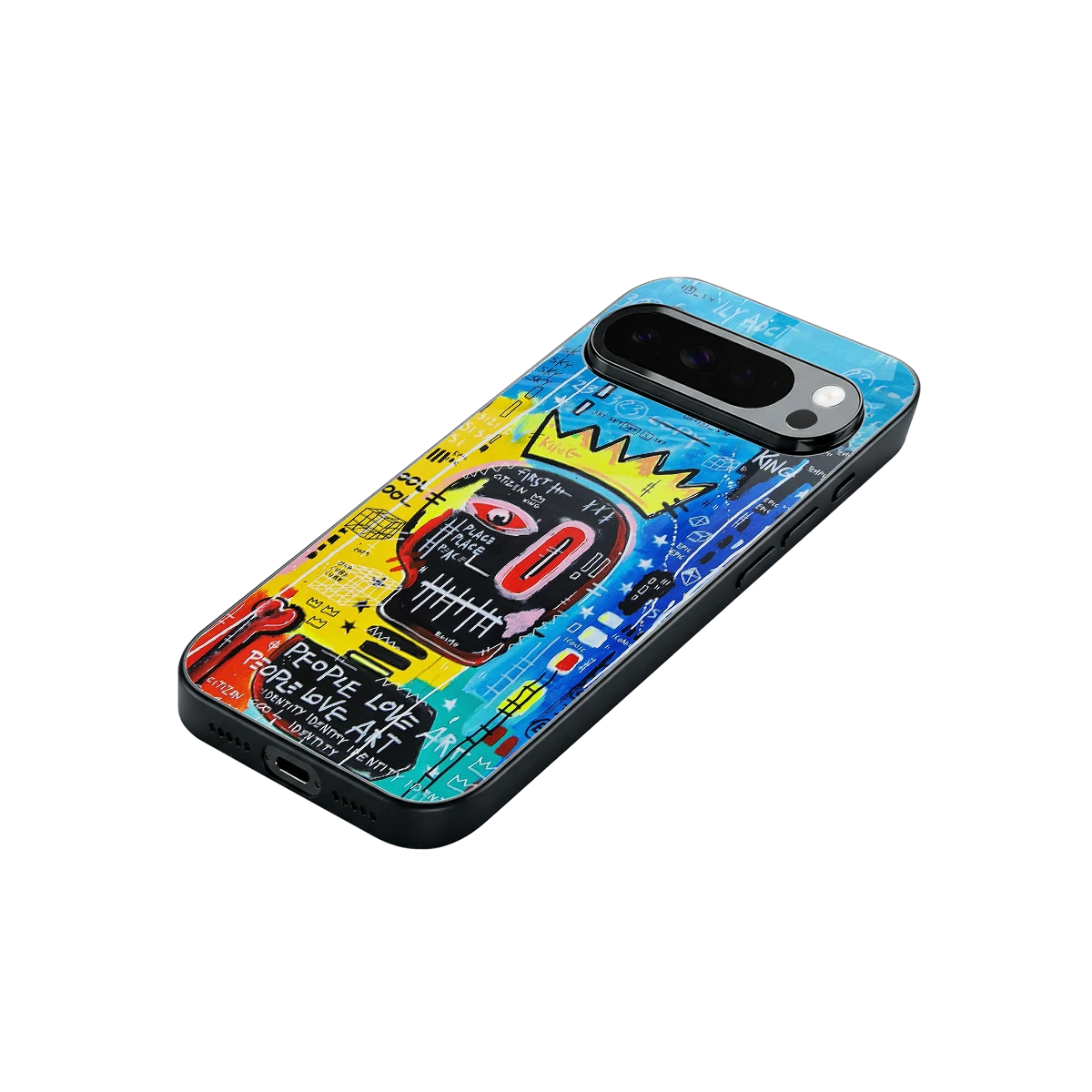 Royal Graffiti stylish phone case for google pixel 10 pro xl | glossy glass and slim fit