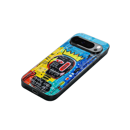 Royal Graffiti stylish phone case for google pixel 10 pro xl | glossy glass and slim fit