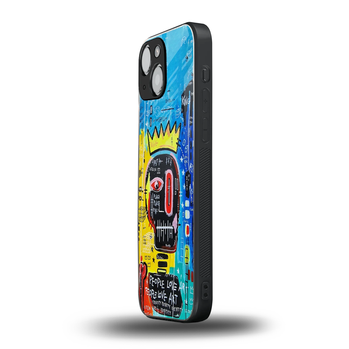 Royal Graffiti iphone 13 mini mobile cover | shockproof glass phone case