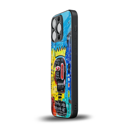 Royal Graffiti iphone 12 pro mobile cover | shockproof glass phone case
