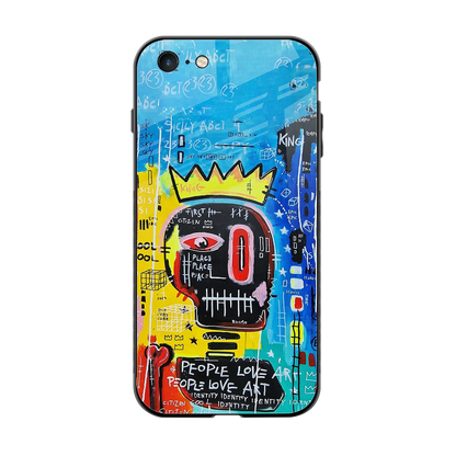 Royal Graffiti back phone cover | glass case for iphone 6s