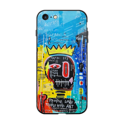 Royal Graffiti back phone cover | glass case for iphone 7