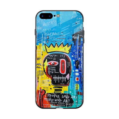 Royal Graffiti back phone cover | glass case for iphone 8 plus