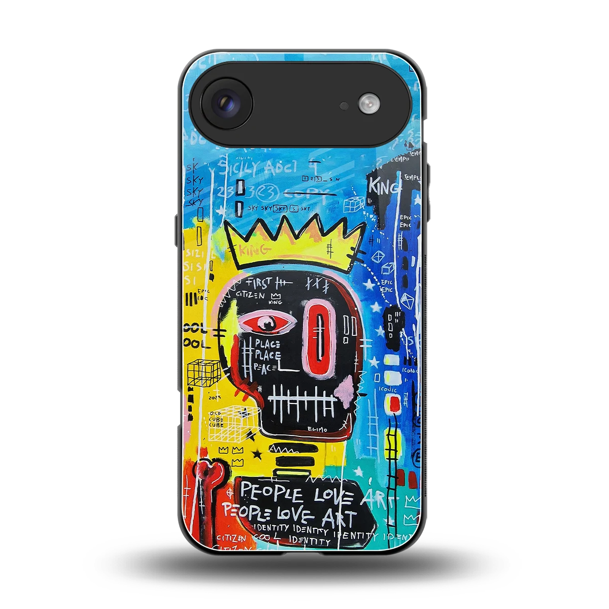 Royal Graffiti back phone cover | glass case for iphone air
