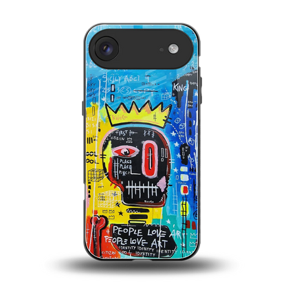 Royal Graffiti back phone cover | glass case for iphone air