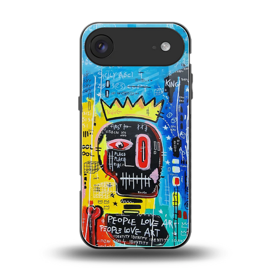 Royal Graffiti back phone cover | glass case for iphone air