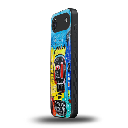 Royal Graffiti iphone air mobile cover | shockproof glass phone case