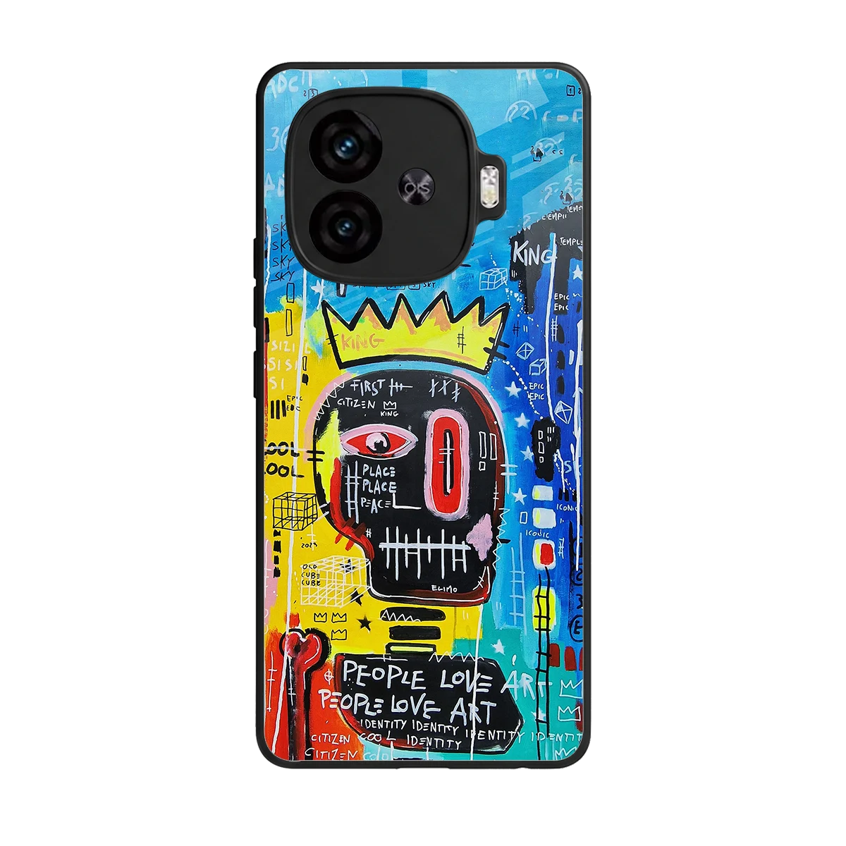 Royal Graffiti back phone cover | glass case for iqoo neo 10r 5g