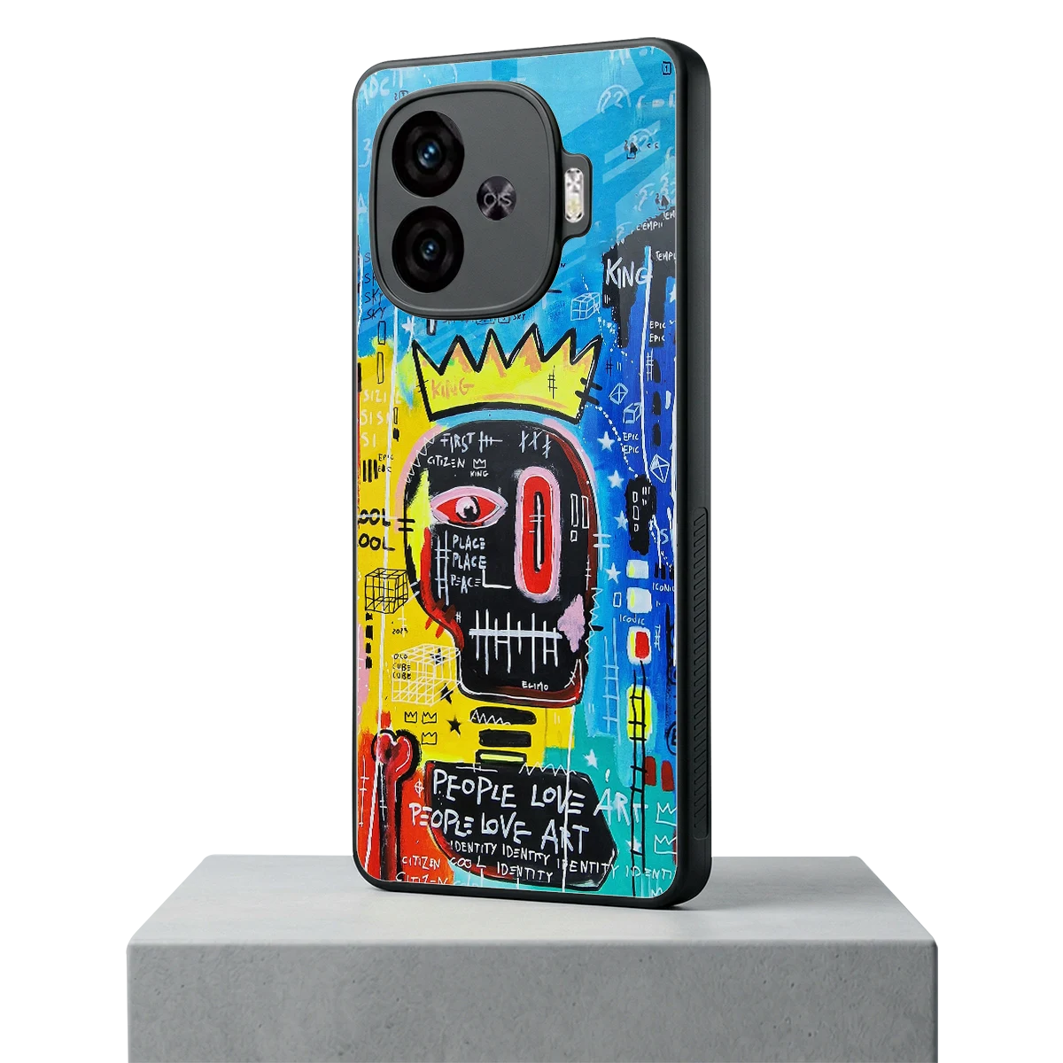 Royal Graffiti iqoo neo 10r 5g mobile cover | shockproof glass phone case