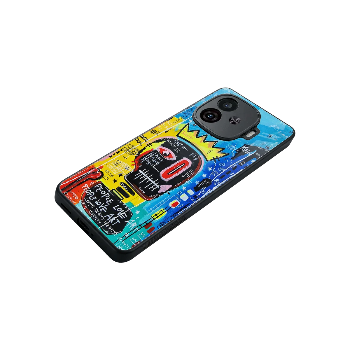 Royal Graffiti stylish phone case for iqoo neo 10r 5g | glossy glass and slim fit