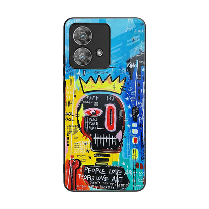Royal Graffiti back phone cover | glass case for motorola edge 40 neo 5g