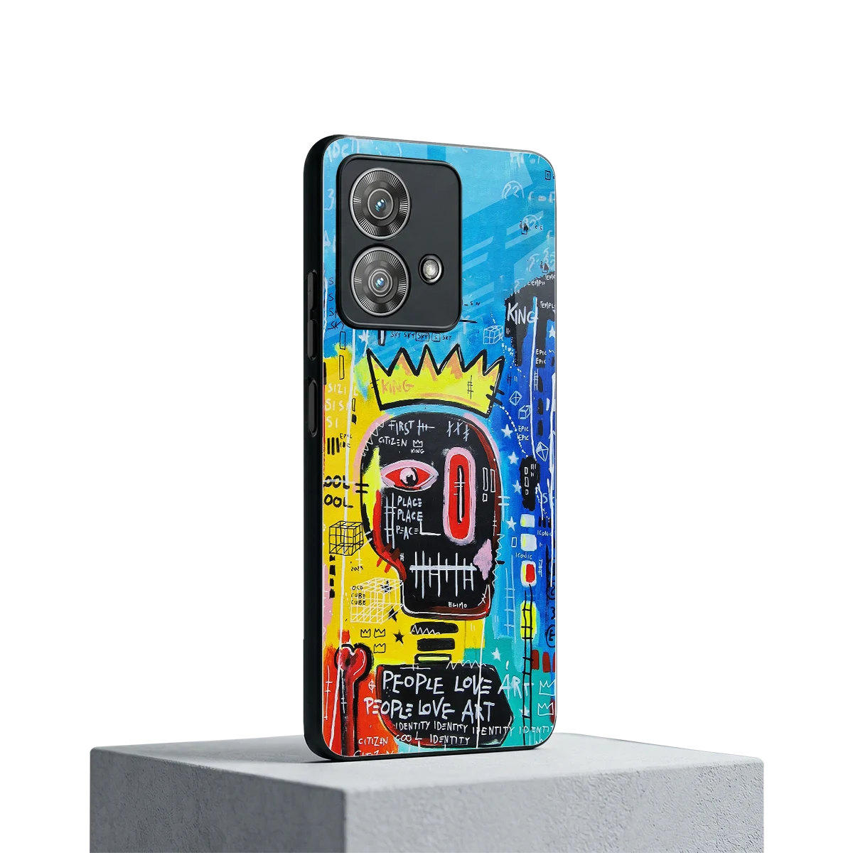 Royal Graffiti motorola edge 40 neo 5g mobile cover | shockproof glass phone case