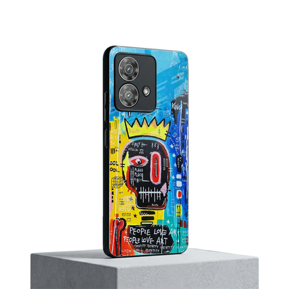 Royal Graffiti motorola edge 40 neo 5g mobile cover | shockproof glass phone case