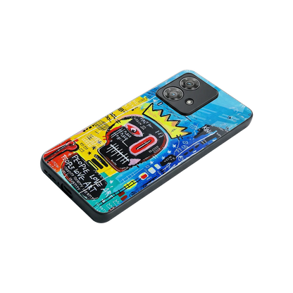 Royal Graffiti stylish phone case for motorola edge 40 neo 5g | glossy glass and slim fit