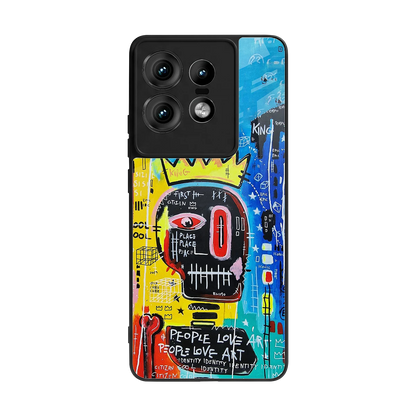 Royal Graffiti back phone cover | glass case for motorola edge 50 pro