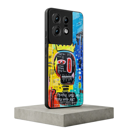 Royal Graffiti motorola edge 50 pro mobile cover | shockproof glass phone case