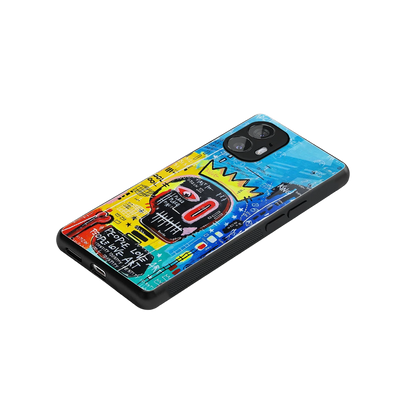 Royal Graffiti stylish phone case for nothing phone 2 | glossy glass and slim fit
