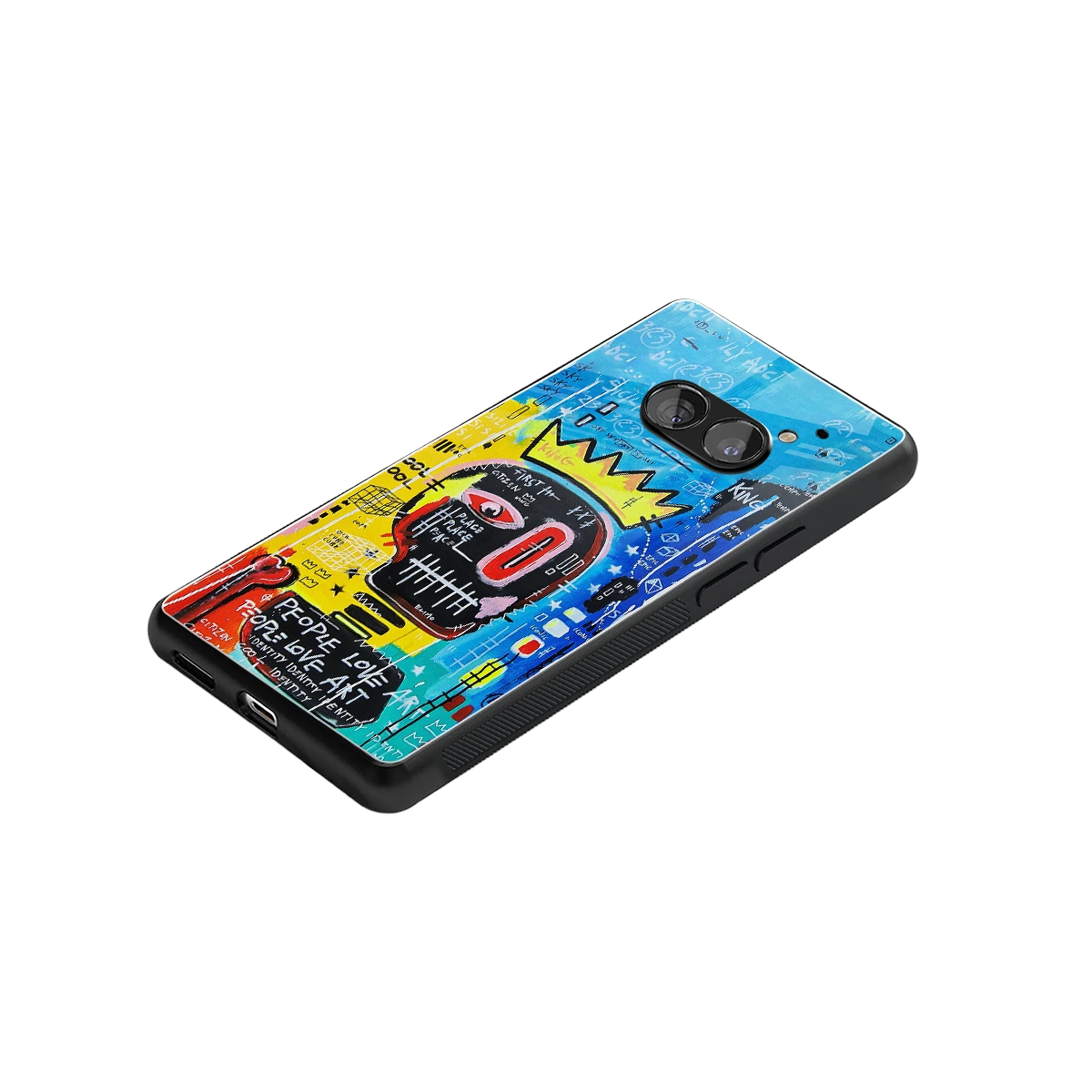 Royal Graffiti stylish phone case for nothing phone 2a plus | glossy glass and slim fit