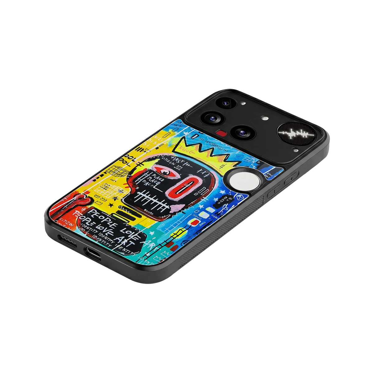 Royal Graffiti stylish phone case for nothing phone 3 | glossy glass and slim fit