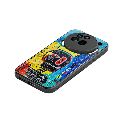Royal Graffiti stylish phone case for nothing phone 3a pro | glossy glass and slim fit