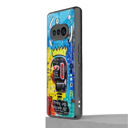 Royal Graffiti nothing phone 3a mobile cover | shockproof glass phone case