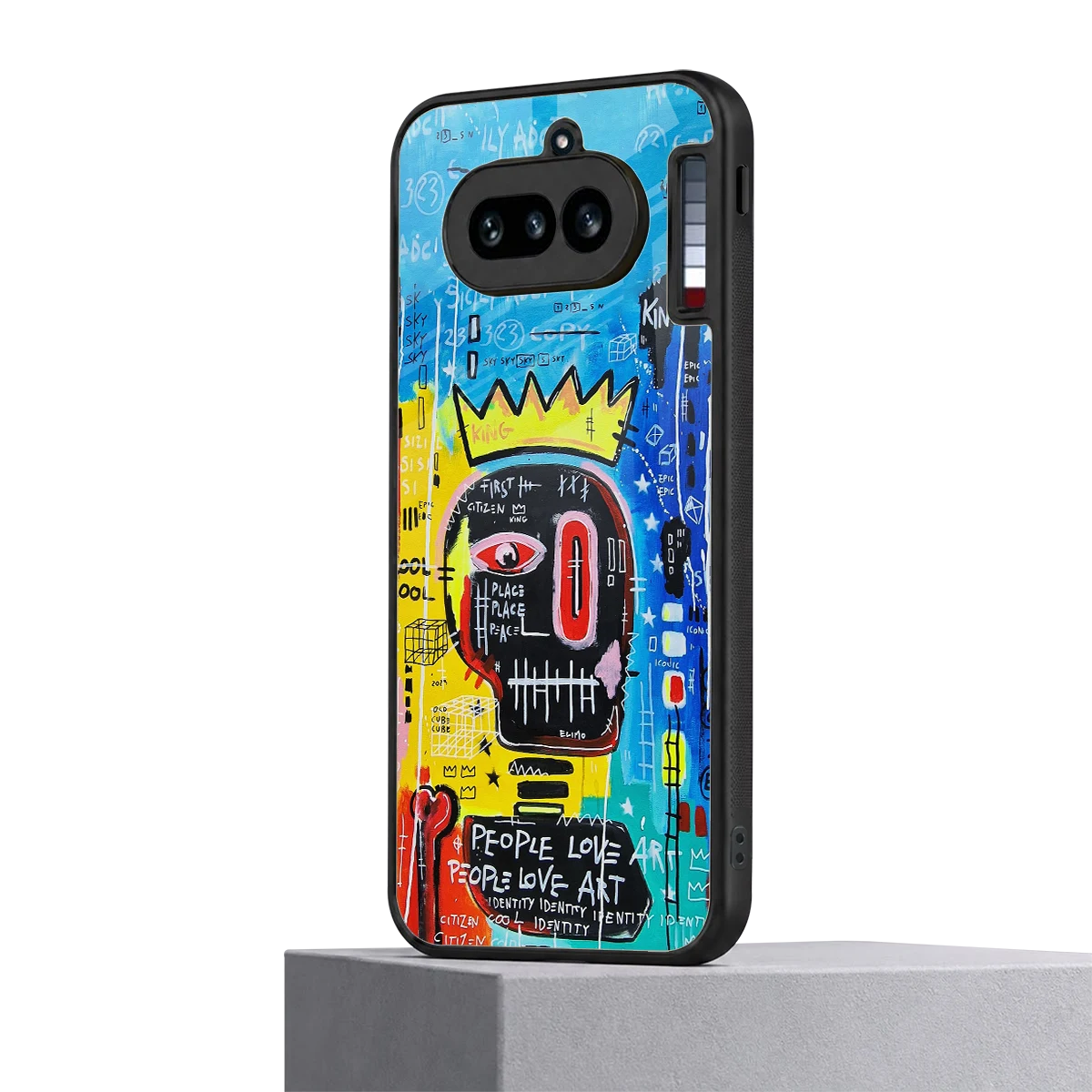 Royal Graffiti nothing phone 4a mobile cover | shockproof glass phone case