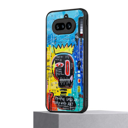 Royal Graffiti nothing phone 4a mobile cover | shockproof glass phone case