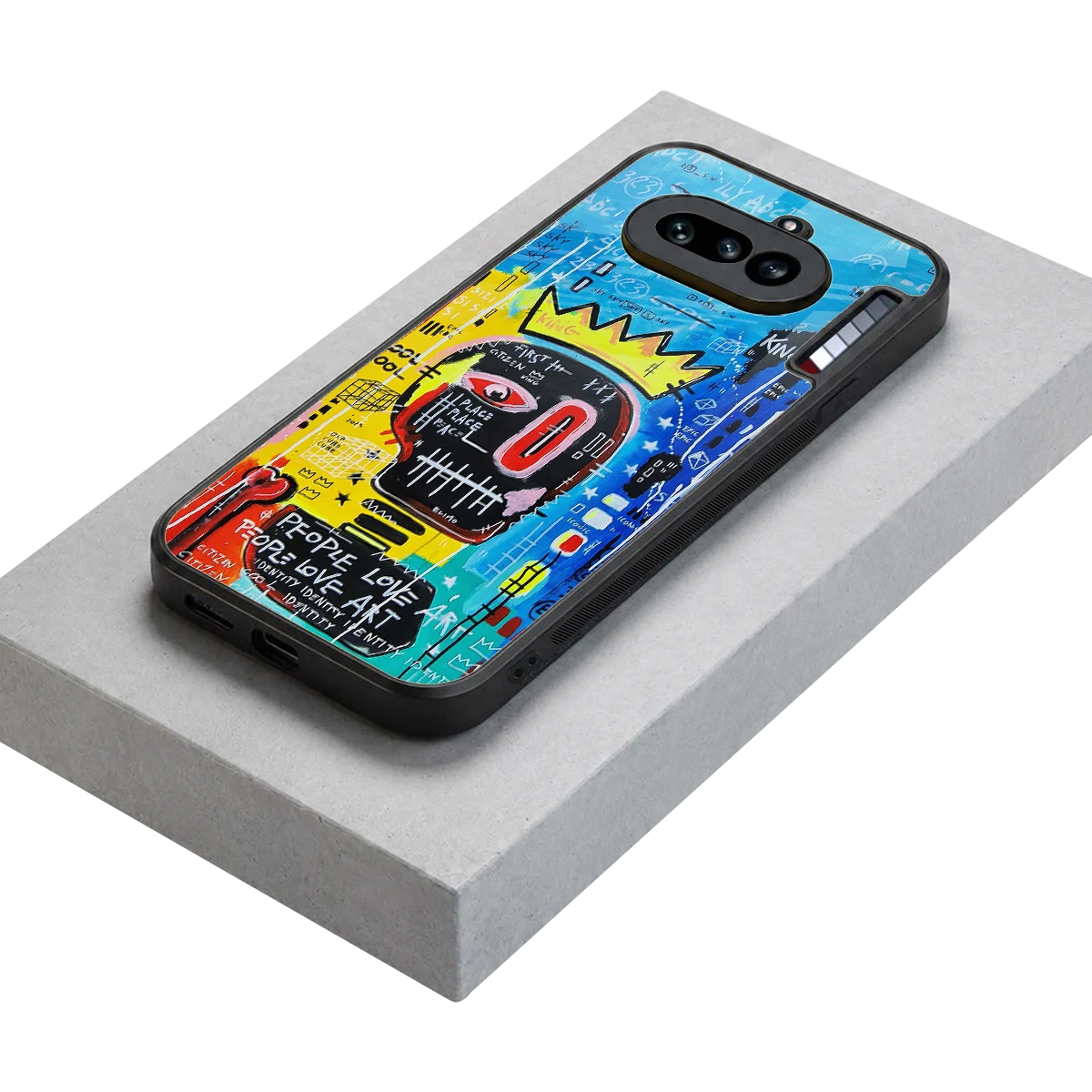 Royal Graffiti stylish phone case for nothing phone 4a | glossy glass and slim fit