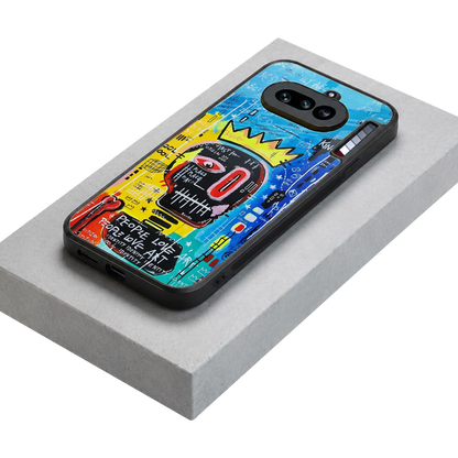 Royal Graffiti stylish phone case for nothing phone 4a | glossy glass and slim fit