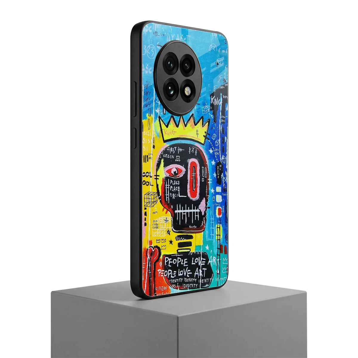 Royal Graffiti oneplus 13r mobile cover | shockproof glass phone case