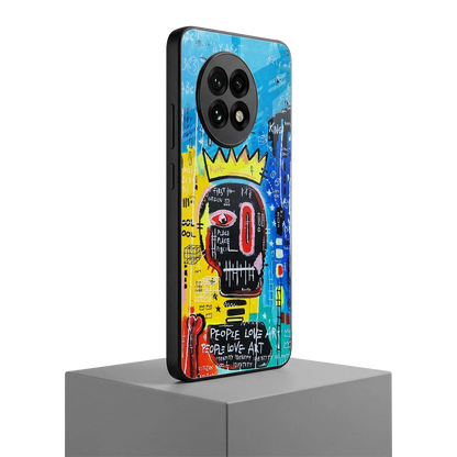Royal Graffiti oneplus 13r mobile cover | shockproof glass phone case