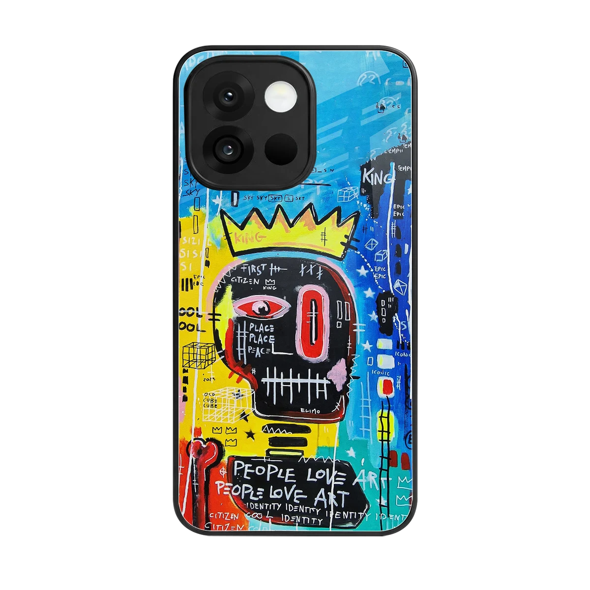 Royal Graffiti back phone cover | glass case for oneplus 13s