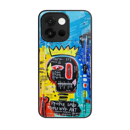 Royal Graffiti back phone cover | glass case for oneplus 13s