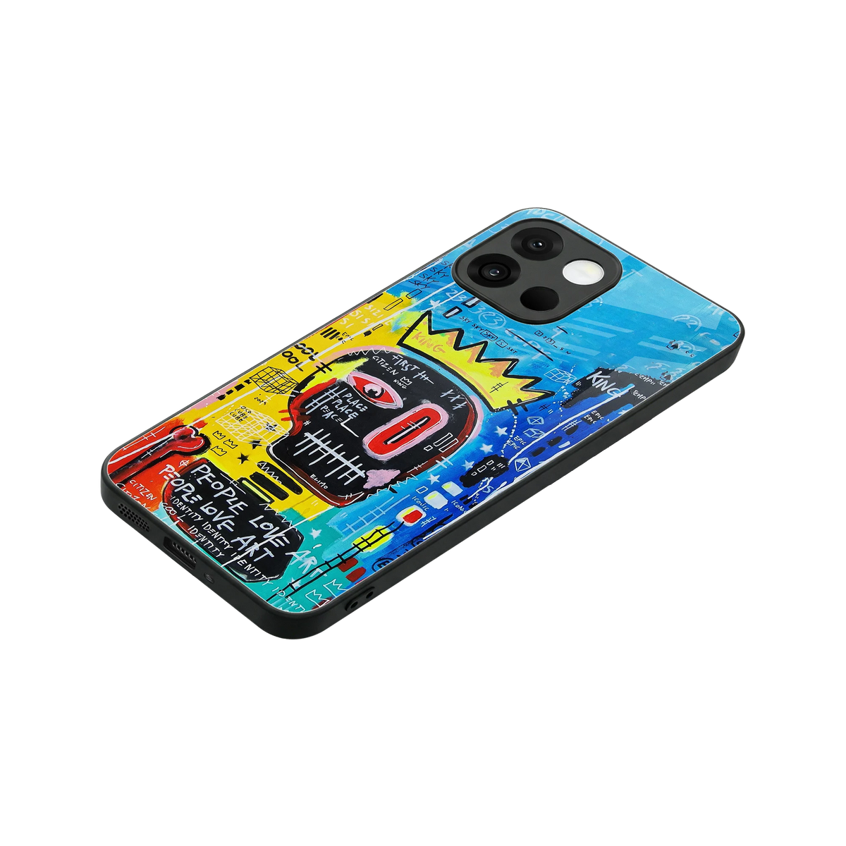 Royal Graffiti stylish phone case for oneplus 13s | glossy glass and slim fit