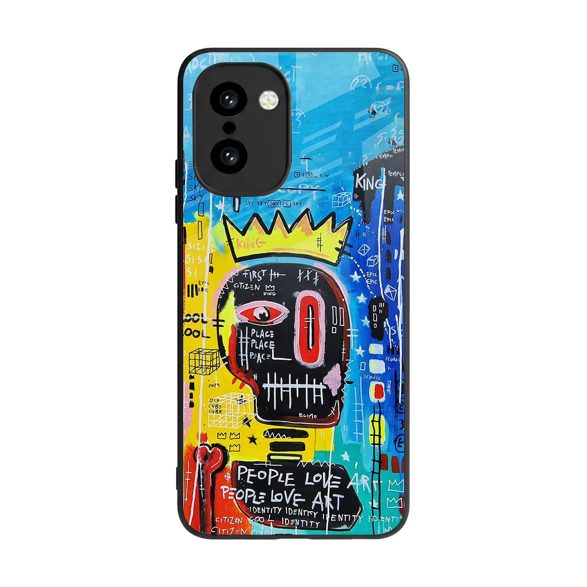 Royal Graffiti back phone cover | glass case for oneplus 15r