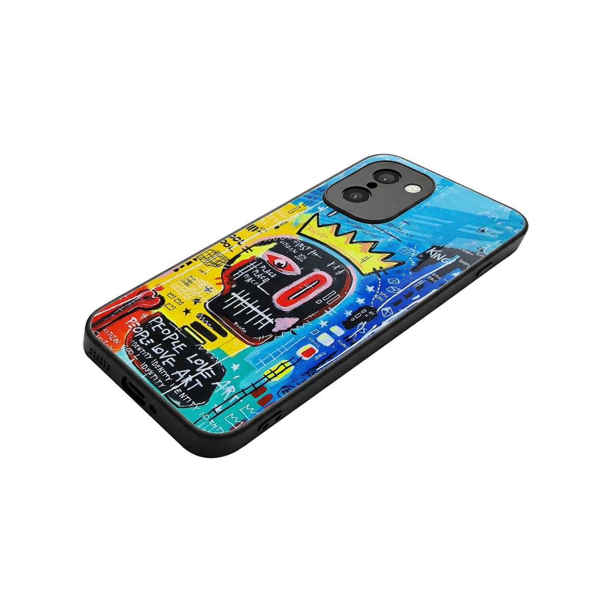 Royal Graffiti stylish phone case for oneplus 15r | glossy glass and slim fit
