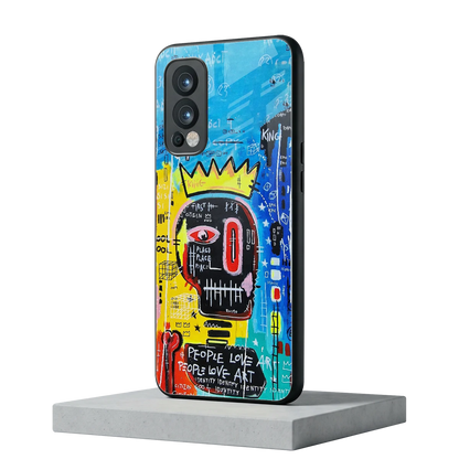 Royal Graffiti oneplus nord 2 mobile cover | shockproof glass phone case