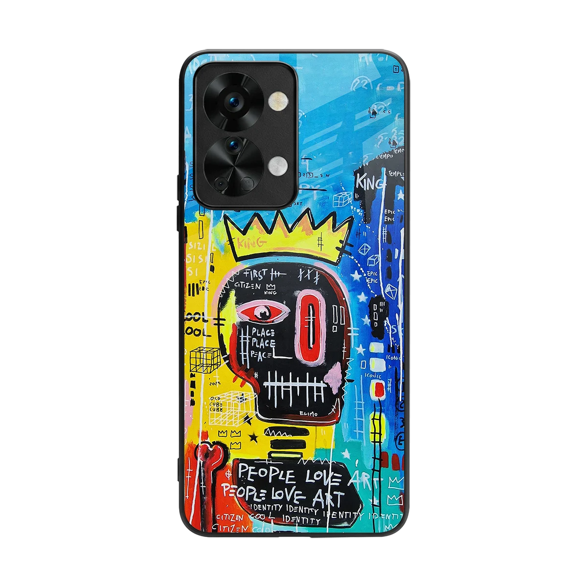 Royal Graffiti back phone cover | glass case for oneplus nord 2t