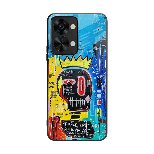 Royal Graffiti back phone cover | glass case for oneplus nord 2t