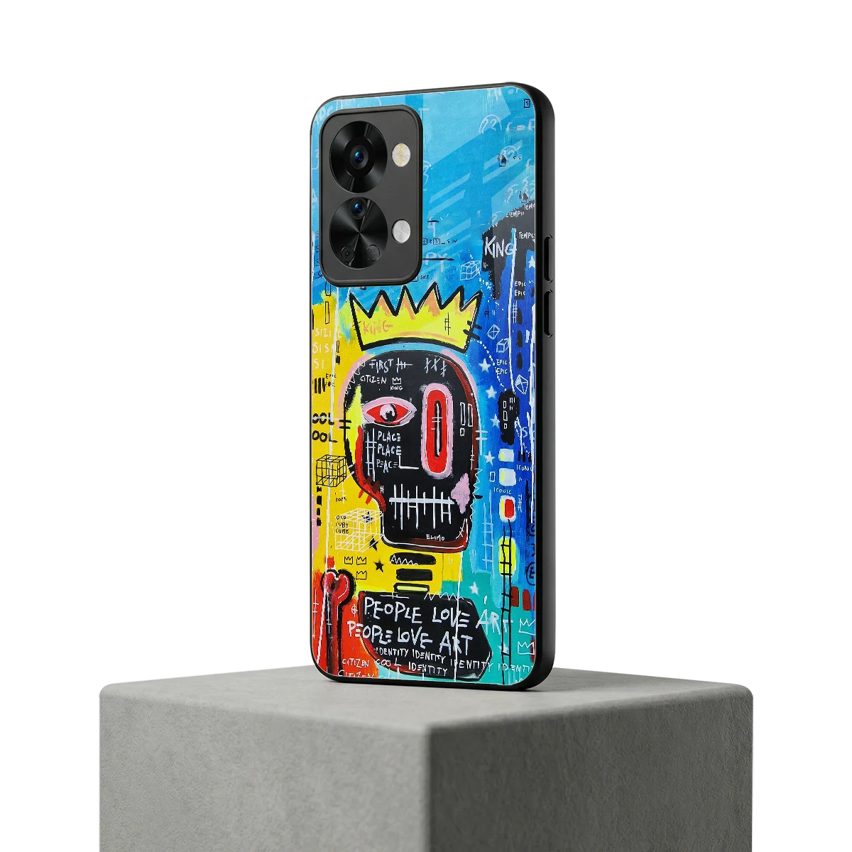 Royal Graffiti oneplus nord 2t mobile cover | shockproof glass phone case