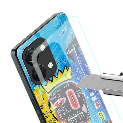 Royal Graffiti stylish phone case for oneplus nord 3 | glossy glass and slim fit