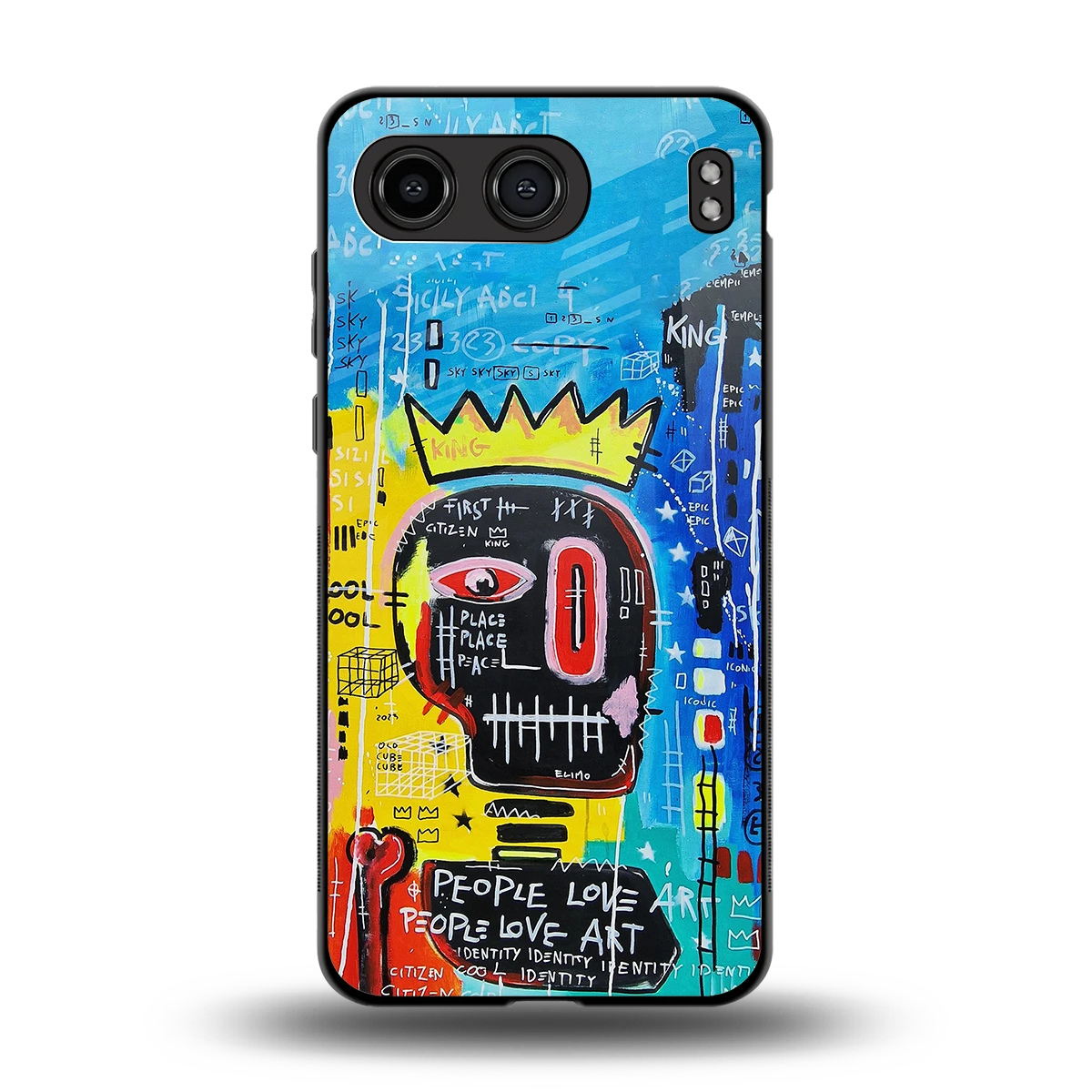 Royal Graffiti back phone cover | glass case for oneplus nord 4
