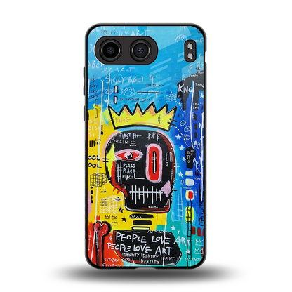 Royal Graffiti back phone cover | glass case for oneplus nord 4