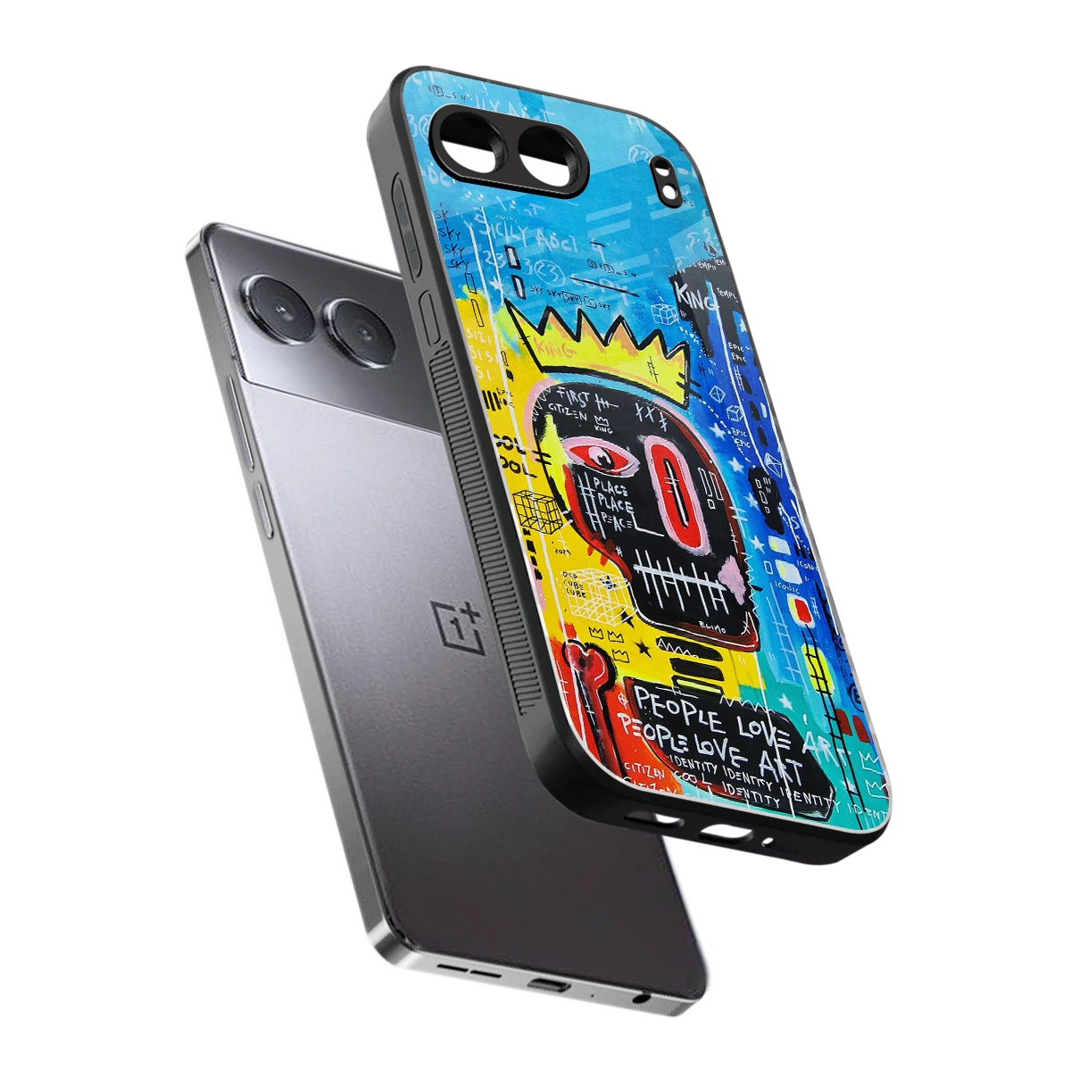 Royal Graffiti sleek oneplus nord 4 cover with tempered glass back and TPU edges