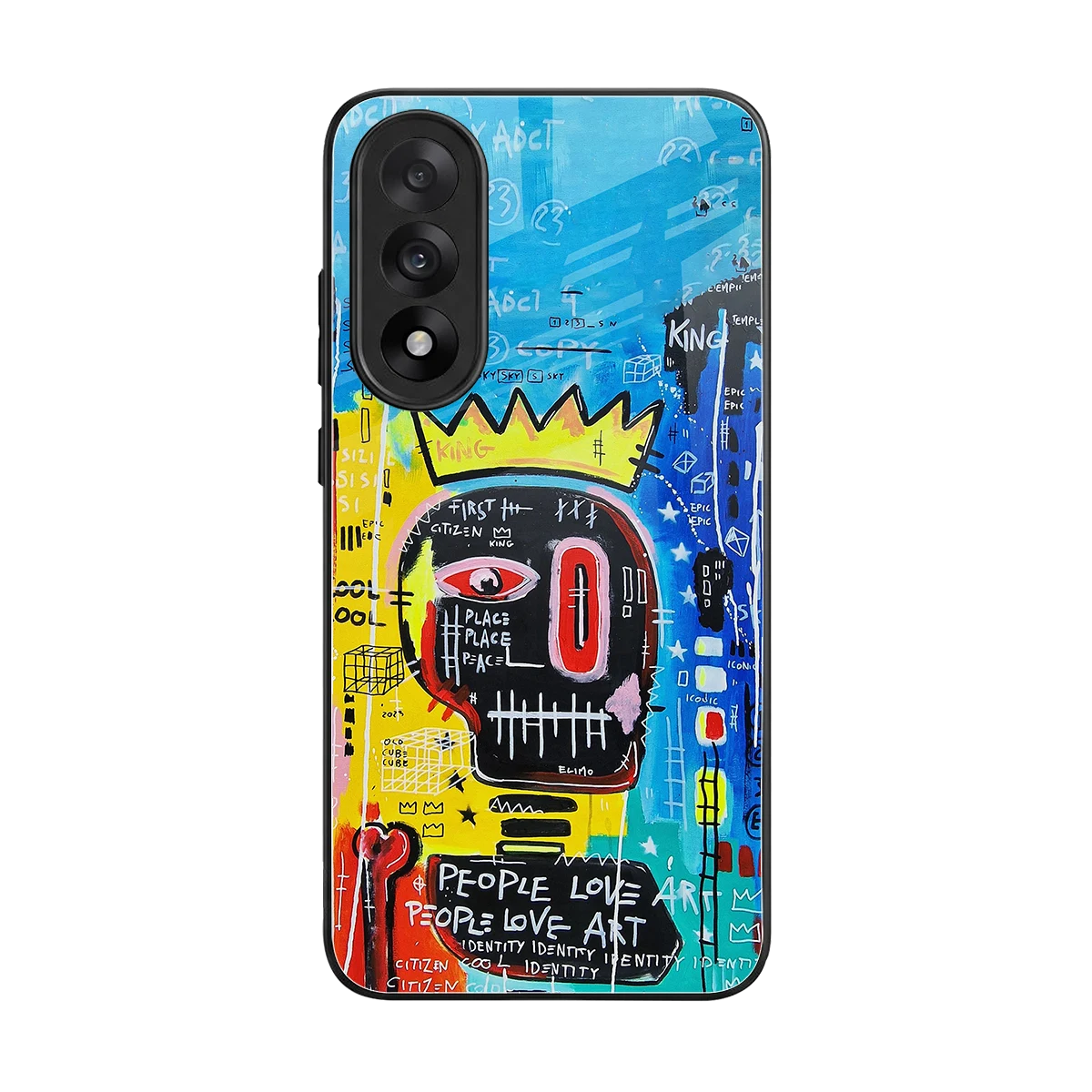 Royal Graffiti back phone cover | glass case for oneplus nord 5