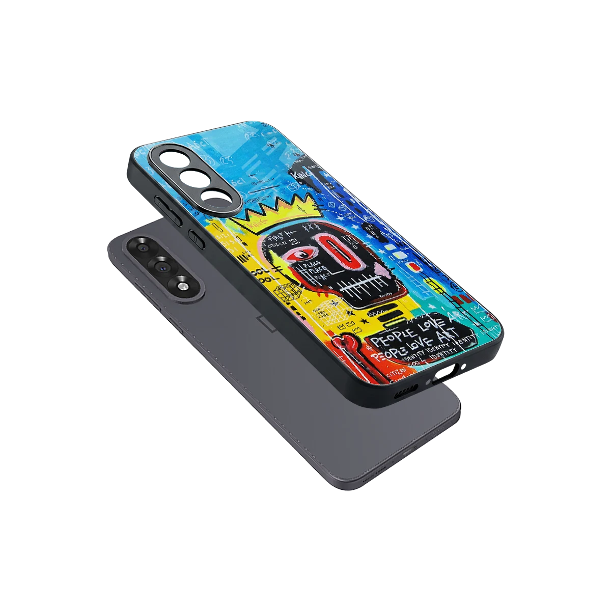 Royal Graffiti sleek oneplus nord 5 cover with tempered glass back and TPU edges