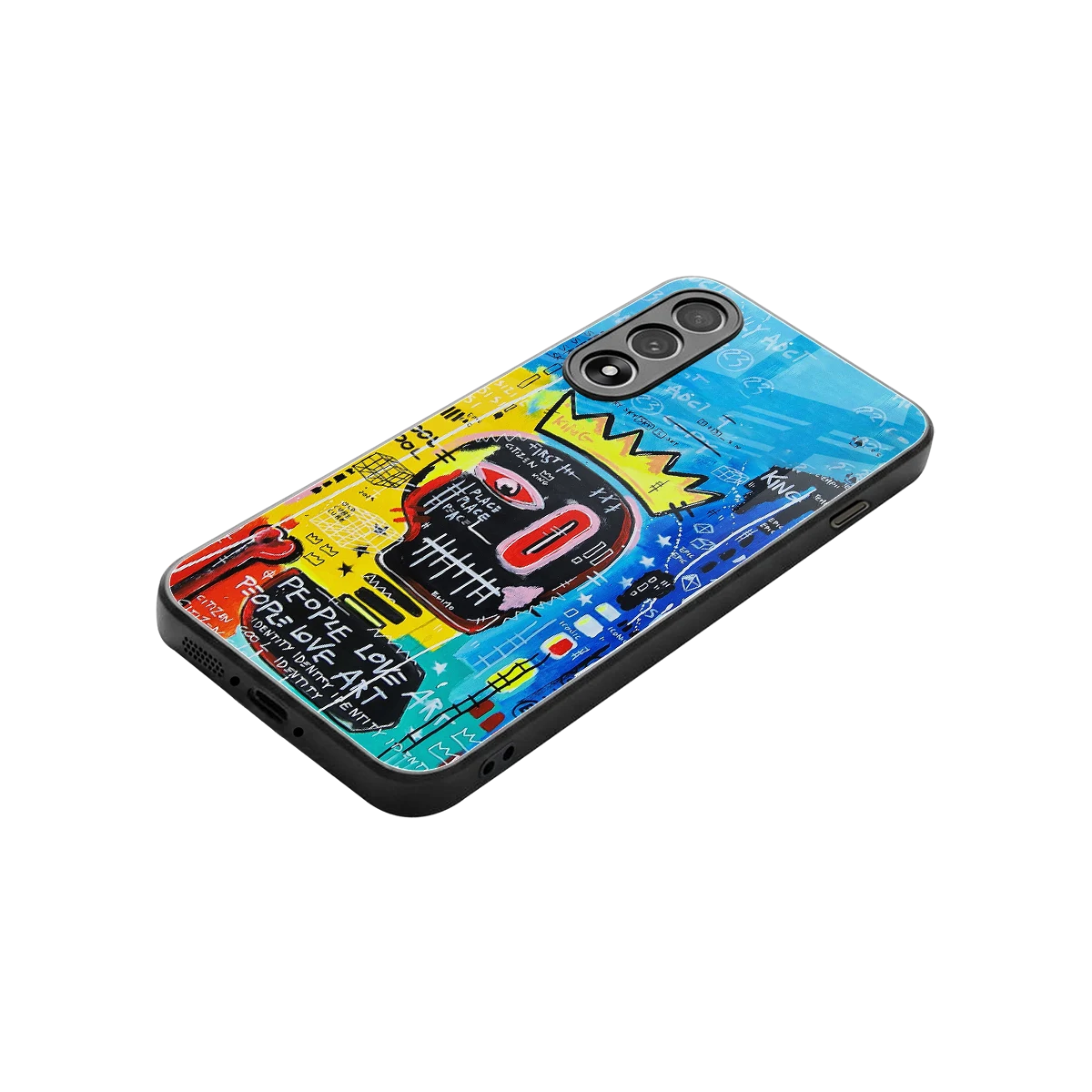 Royal Graffiti stylish phone case for oneplus nord 5 | glossy glass and slim fit