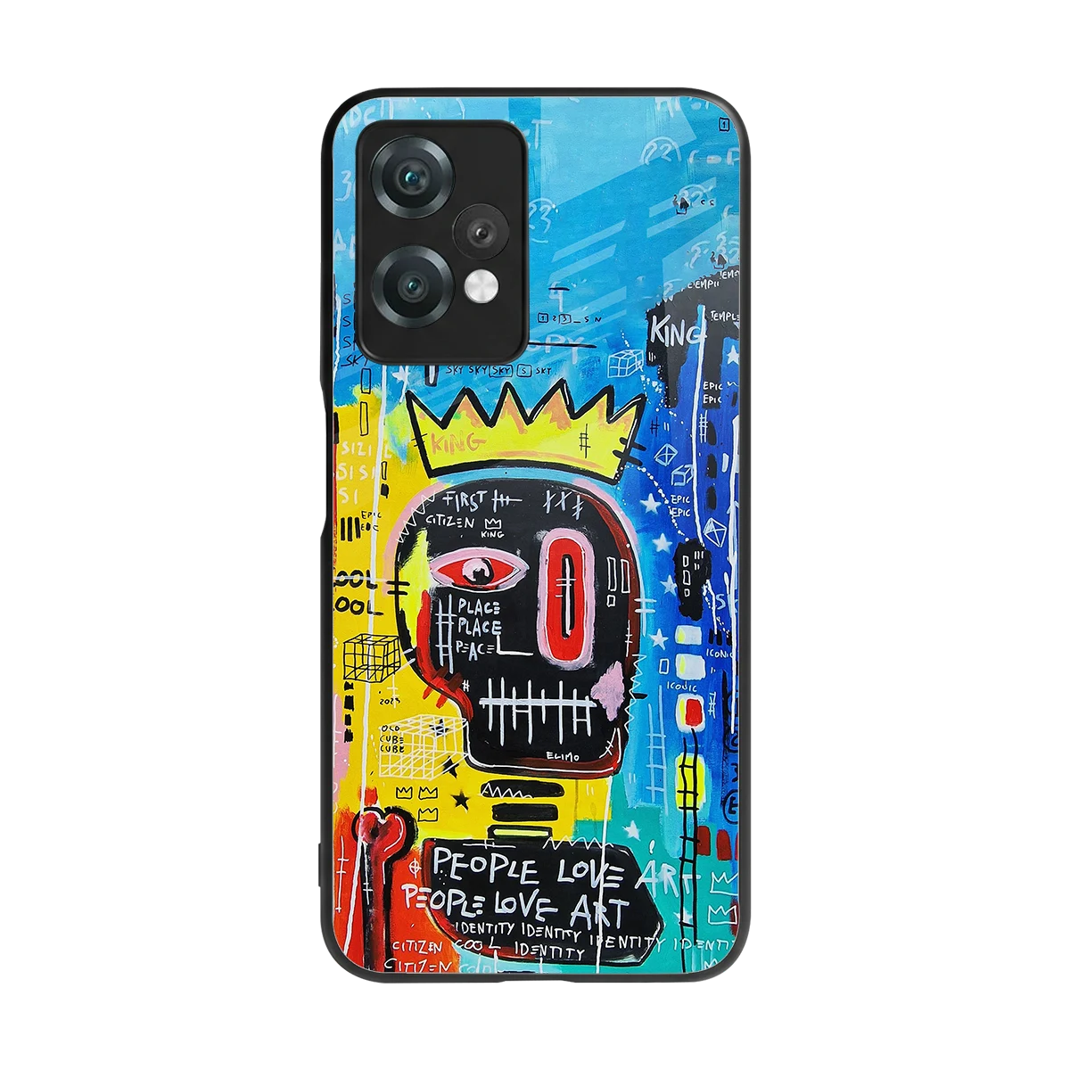 Royal Graffiti back phone cover | glass case for oneplus nord ce 2 lite